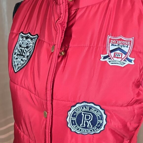 Red Puffer Vest - Picture 4 of 11